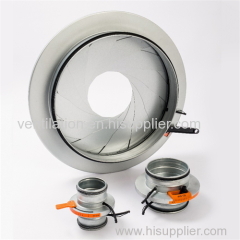 80mm - 800mm Iris damper Chinese manufacturer