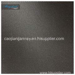 420D Polyester Oxford Fabrics Used For Bags With PU Coating Waterproof Black Color