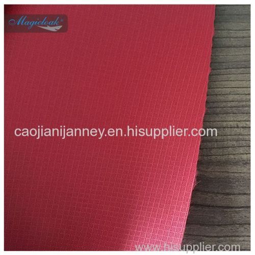 150D Ripstop Red Color Polyester 100% Oxford Fabrics Used For Awnings