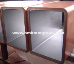 Rectangular copper mould tube