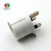 13a 2 round pin uk to eu ac/dc power plug adapter with BS8546