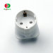 13a 2 round pin uk to eu ac/dc power plug adapter with BS8546