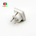 13a 2 round pin uk to eu ac/dc power plug adapter with BS8546