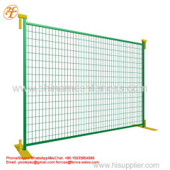 High Quality Powder Coated Galvanized Canada Temporary Removable Metal Fencing