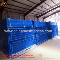 High Quality Powder Coated Galvanized Canada Temporary Removable Metal Fencing