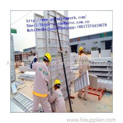 Manufacturer Cheap Aluminum Panel Formwork Tie Rod Panel Formwork For Building Construction /Aluminium Formwork System