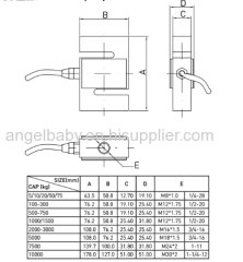 S type load Cell sensor TS-SW02 for tension & compreesion measurement