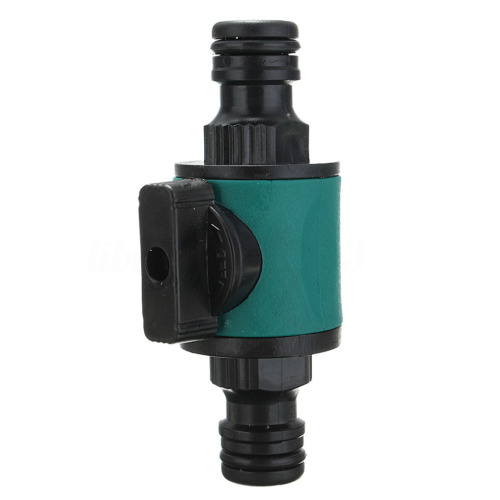 Plastic 2-way water hose connector valve for water irrigation