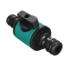 Plastic 2-way water hose connector valve for water irrigation