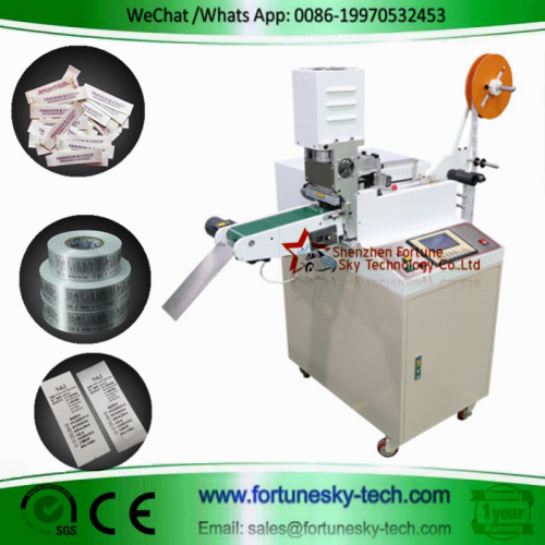 Automatic Garment Print Label Supersonic Cutting Machine