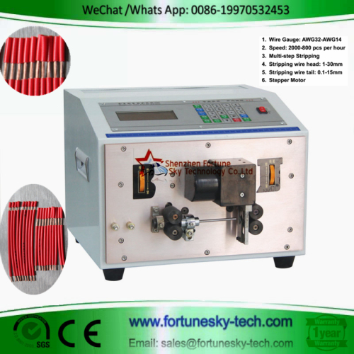 Full or Partial Automatic Wire Stripping Machine