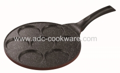 7-CUP-PAN casting aluminum blini pan
