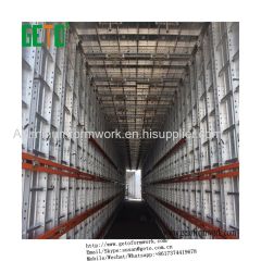 Accurate design suitable reuse aluminium wall/colum/beam panels/formwork for concrete building house/aluminium formwork