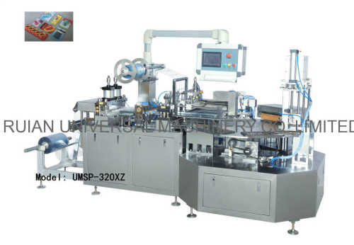Semiautomatic Rotary Suction Card Blister Forming Sealing Packing Machine
