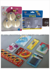 Rotary Semiautomatic Paperboard Blister Packing Machine for Stationery Toy