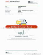 BSCI Factory audit