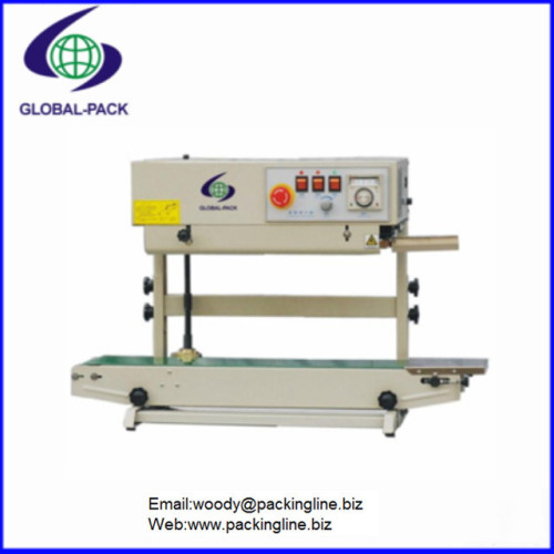 Vertical Continuous plastic pouch bags sealing machine
