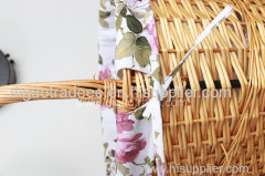 Handmade wicker picnic basket storage basket fruit basket