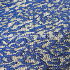 Colorful Textile with silver coated copper wire