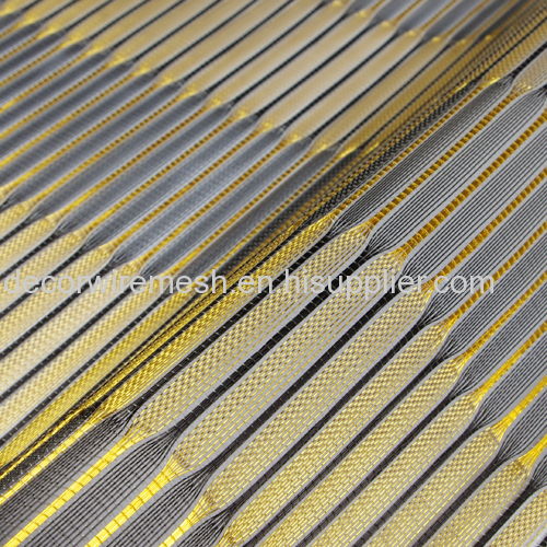 Metallic Cloth with Brass Wire for Cabinet Decoration