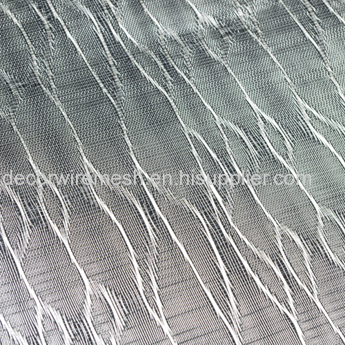 leaf pattern metal textile for glass lamination