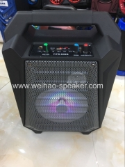Big sound wireless speaker with bluetooth portable stereo wtih flash light and mic karaoke speakers