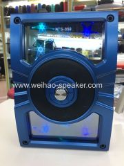 2019 new desing flash light wilress blueooth speaker big sound quality