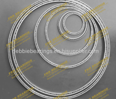 Thin section sealed four point contact bearings JG series bearings(1" X 1")