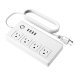 US type extension socket 4 ways electrical power strip