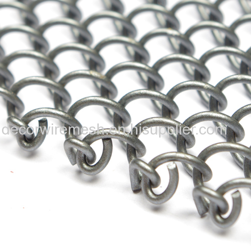 metal coil drapery spring mesh curtain 