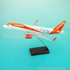 New! Resin Aircraft Desktop Model as airliners business gifts A320 easy Jet scale 1/100