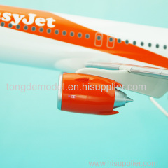 New! Resin Aircraft Desktop Model as airliners business gifts A320 easy Jet scale 1/100