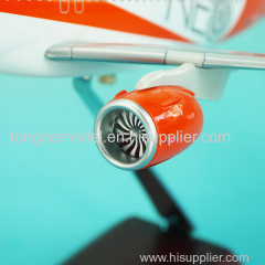 New! Resin Aircraft Desktop Model as airliners business gifts A320 easy Jet scale 1/100
