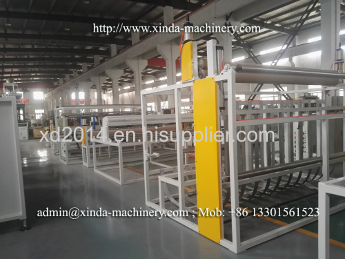 carpet back coating TPR PVC production machine