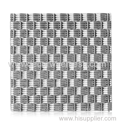 stainless steel crimped wire mesh elevator decor material