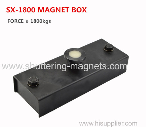 SAIXIN 1800KGS Precast Concrete Magnet Box shuttering magnet permanent magnets