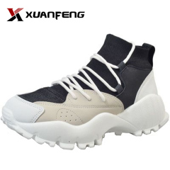 Tex trail walking shoes sock sport shoes with white sole