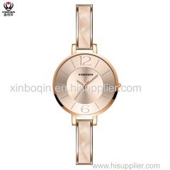 XINBOQIN Supplier Ladies China Wholesale 2018 Quartz Brand Name Waterproof Acetate Ladies Watch