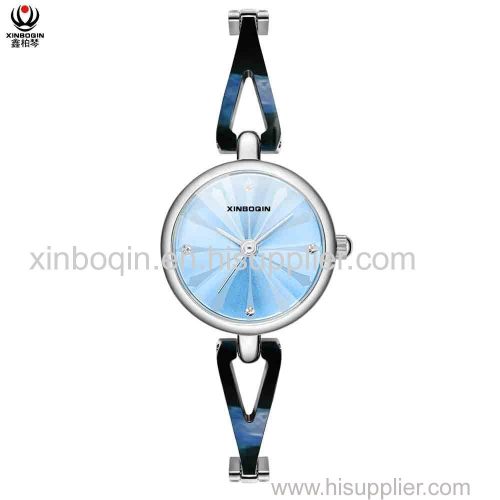XINBOQIN Supplier OEM Minimalist Hot Selling Custom Luxury Top Quality Fashion Lady Style Waterproof Acetate Watch