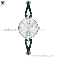 XINBOQIN Supplier OEM Minimalist Hot Selling Custom Luxury Top Quality Fashion Lady Style Waterproof Acetate Watch