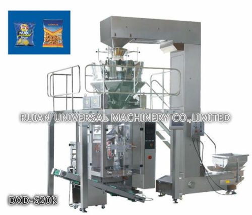 Full Automatic Snack Popcorn Nut Food Grain VFFS Packaging Machine