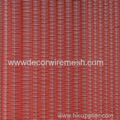 red color woven mesh glass lamination woven fabric wall coving mesh