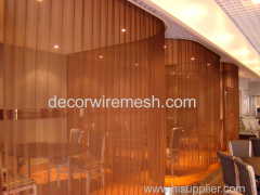 metal coil drapery spring mesh curtain