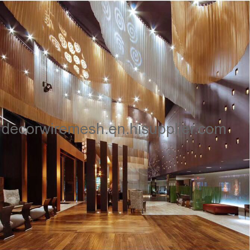 Architectural Mesh as Ceiling Decoration