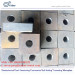 connector -Flat and Square Anchor Plate/ anchor threaded plate used for full thread bar and Concrete post tensioning bar