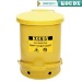 KOUDX Oily waste can yellow