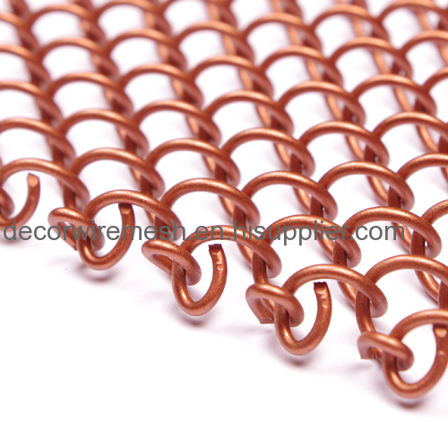 Aluminum alloy metal coil drapery Gecho metal curtain screen