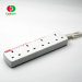 Wholesale High Quality British 6 Way Electrical Extension Socket / Multi Way USB Power Strip