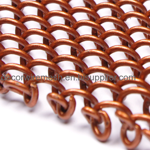 aluminum coil drapery Rose golden curtain