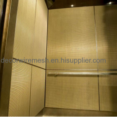 stainless steel elevator cab decor mesh